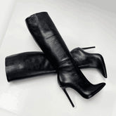 Pointed Toe Stiletto Heel High Leg Boot Foreign Trade Women's Boots - Fashionner